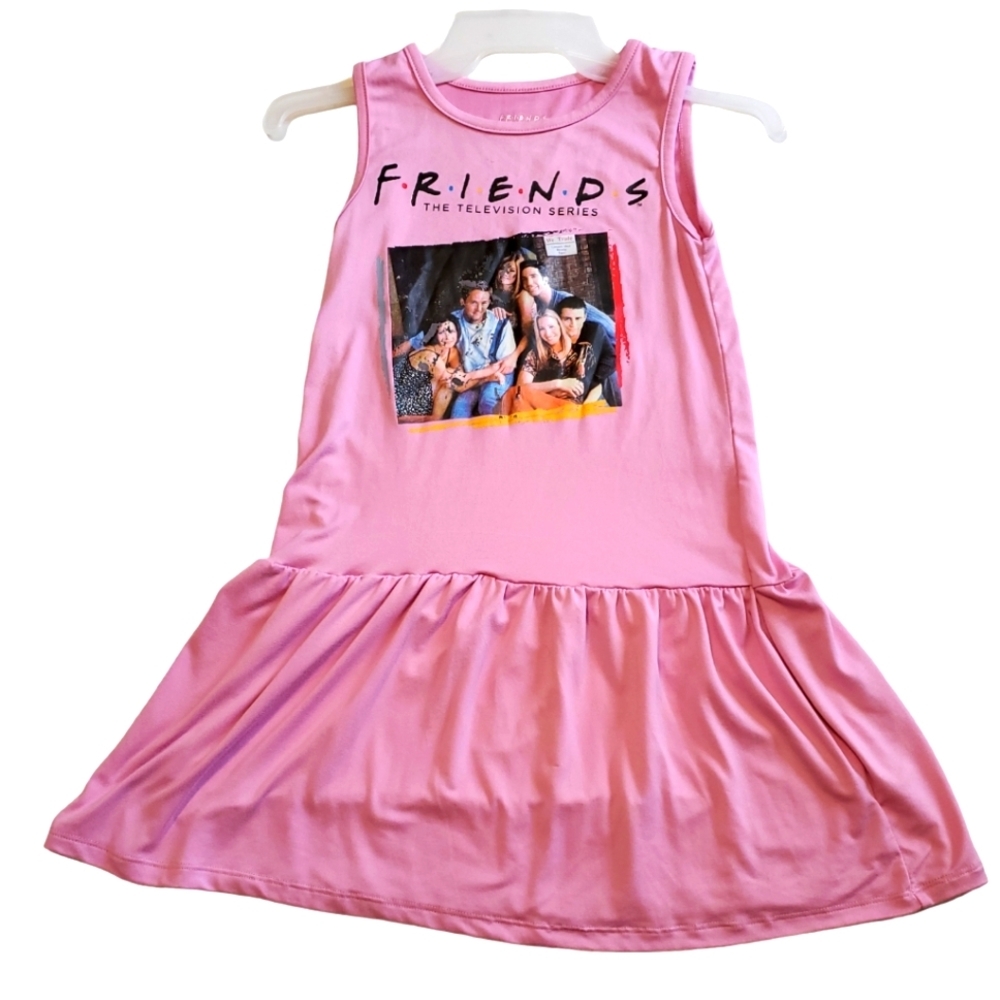 NEW Friends TV Show Sleeveless Dress Pullover Crew Neck Girls Size M (7-8)